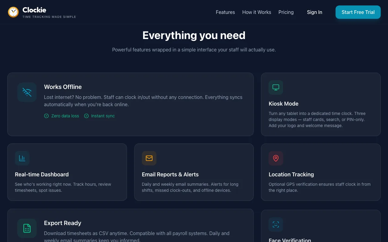Clockie screenshot 2