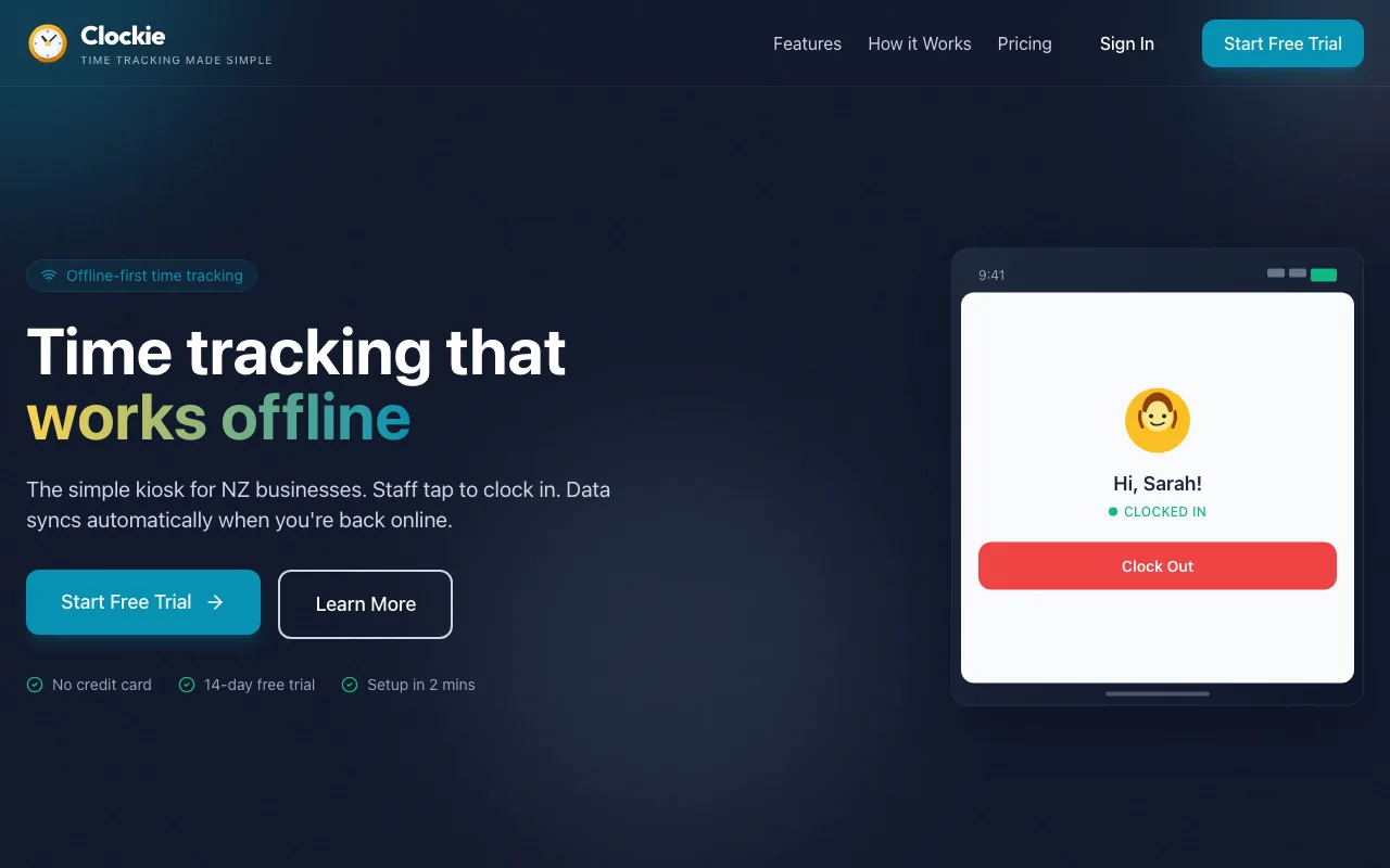 Clockie screenshot 1